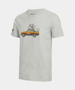 Rouleur Collection Team Car | Raleigh - Organic Cotton Unisex T-Shirt Entire Rouleur Collection