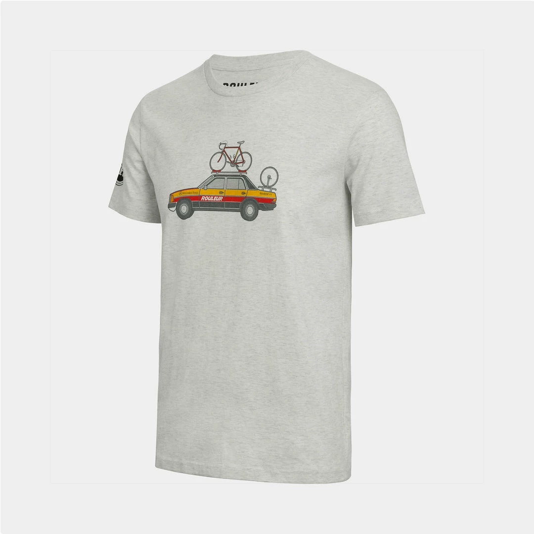 Rouleur Collection Team Car | Raleigh - Organic Cotton Unisex T-Shirt Entire Rouleur Collection