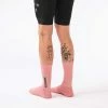 Fingerscrossed Socks - Off-Road - Dusty Pink On Bike