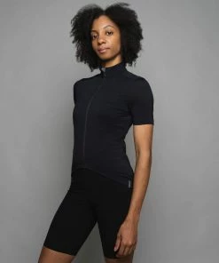 Ashmei Women's Signature Merino Cycle Jersey On Bike