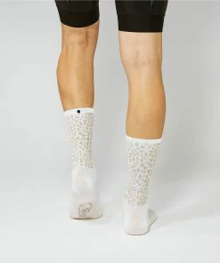 Archive Sale Fingerscrossed Socks - Giraffe - White/Sand