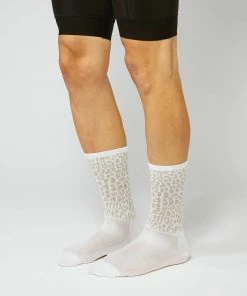 Archive Sale Fingerscrossed Socks - Giraffe - White/Sand