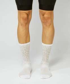 Archive Sale Fingerscrossed Socks - Giraffe - White/Sand