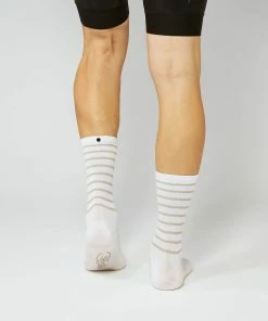 Fingerscrossed Socks - Ringlet - White/Sand