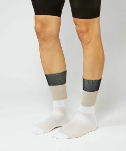 Archive Sale Fingerscrossed Socks - Block - Sand/Black/White