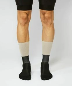Fingerscrossed Socks - Block - Sand/Black