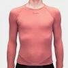 Isadore - 100% Merino LS Baselayer Marsala On Bike