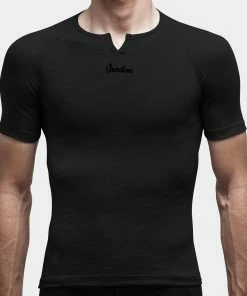 On Bike Isadore - 100% Merino SS Baselayer Black