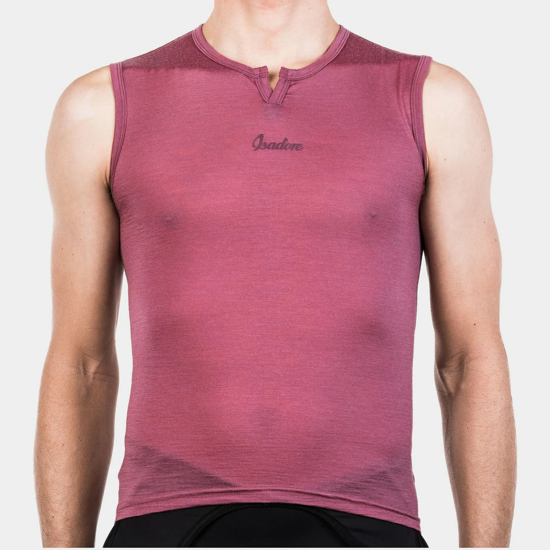 On Bike Isadore - 100% Merino SL Baselayer Crushed Berry