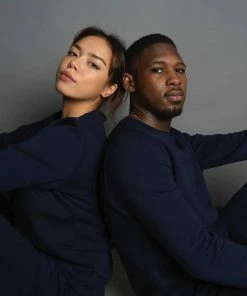 Rouleur Collection Entire Rouleur Collection Rouleur Logo - Organic Sweatshirt - Unisex - French Navy