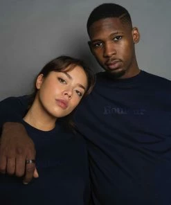 Rouleur Collection Entire Rouleur Collection Rouleur Logo - Organic Sweatshirt - Unisex - French Navy