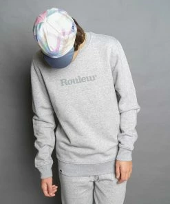 Rouleur Collection Entire Rouleur Collection Rouleur Logo Organic Sweatshirt - Unisex - Grey