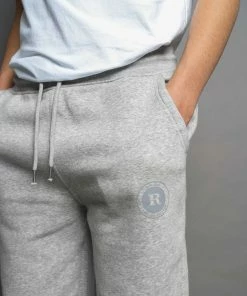 Rouleur Collection Rouleur Logo - Organic Jogger Pants - Unisex - Heather Grey Entire Rouleur Collection