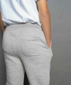 Rouleur Collection Rouleur Logo - Organic Jogger Pants - Unisex - Heather Grey Entire Rouleur Collection