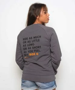 Rouleur Collection But Ride - Eddy Merckx- Organic Sweatshirt - Unisex - Charcoal