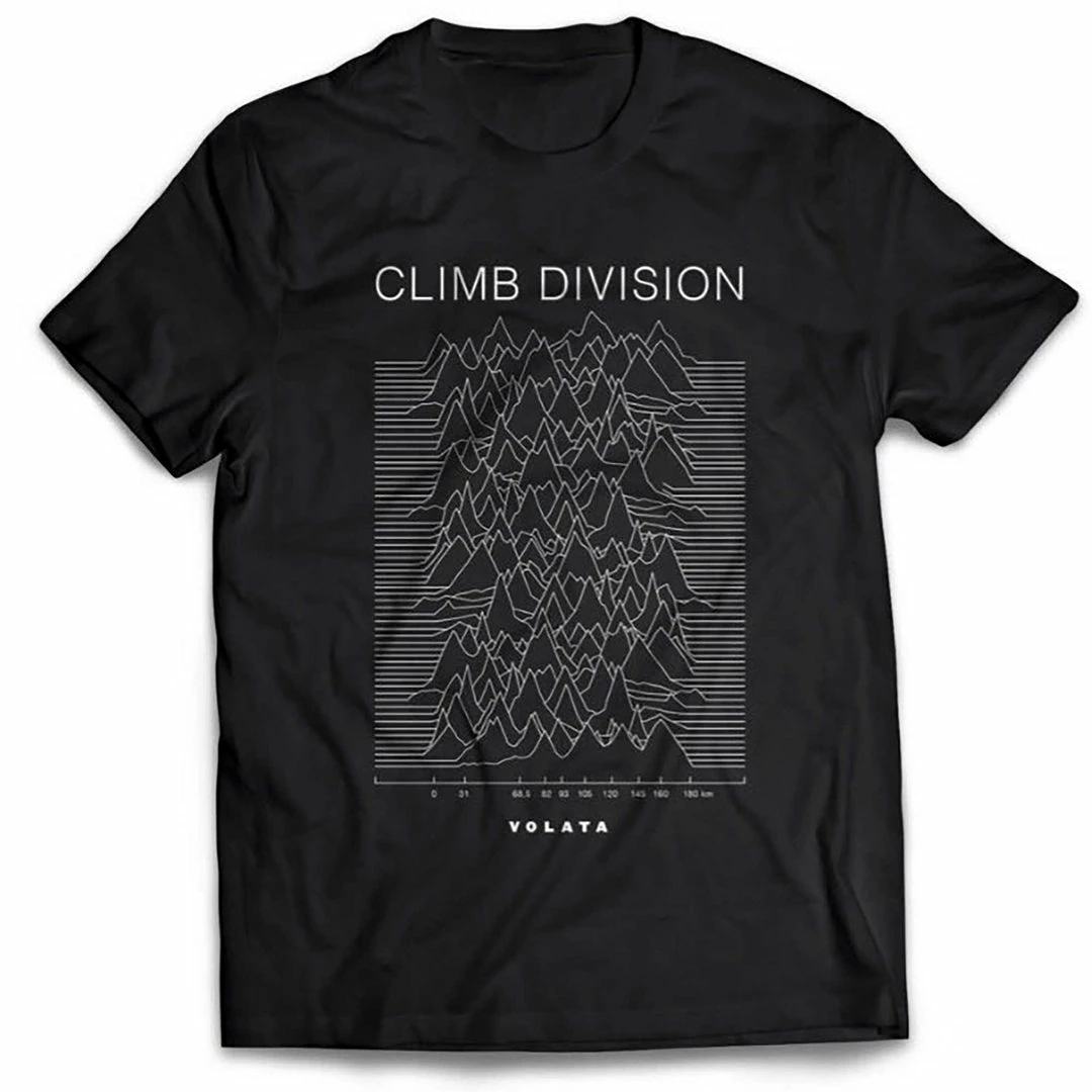 Volata Magazine Volata - Climb Division - Organic Cotton Unisex T-Shirt Camiseta