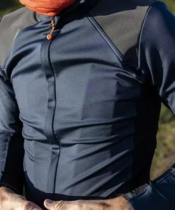 Isadore - Sector Jacket Navy Blue / Black Men