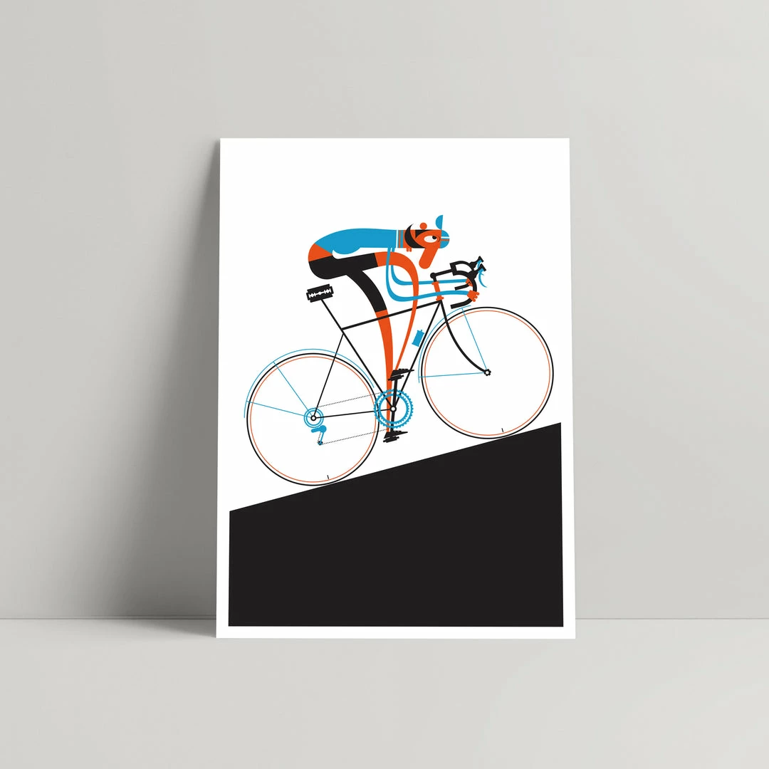 TheLogicalChoice Mick Marston - Art Work Le Grimpeur - Art Print - Mick Marston