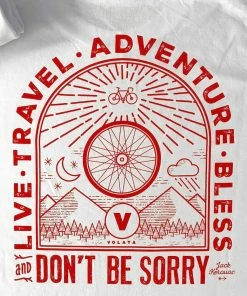 Volata Magazine Volata - Live & Travel - Organic Cotton Unisex T-Shirt Camiseta