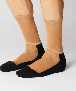 Archive Sale Fingerscrossed Merino Socks - Camel