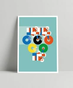 TheLogicalChoice Olympic Team Pursuit - Art Print - Mick Marston Mick Marston - Art Work