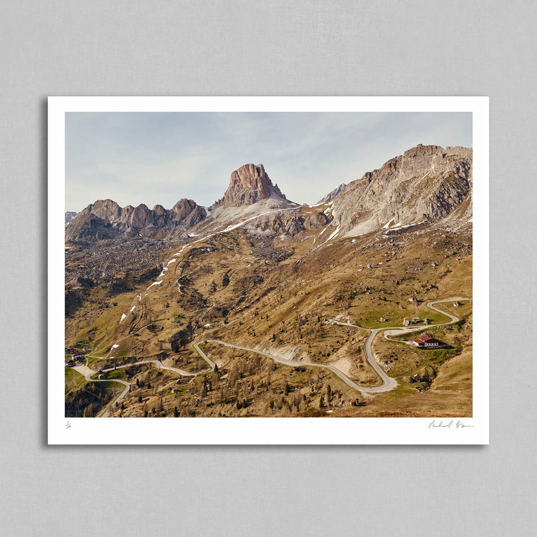 Rouleur Gallery Art & Photo Prints Passo Giau 01 - Art Print - Michael Blann