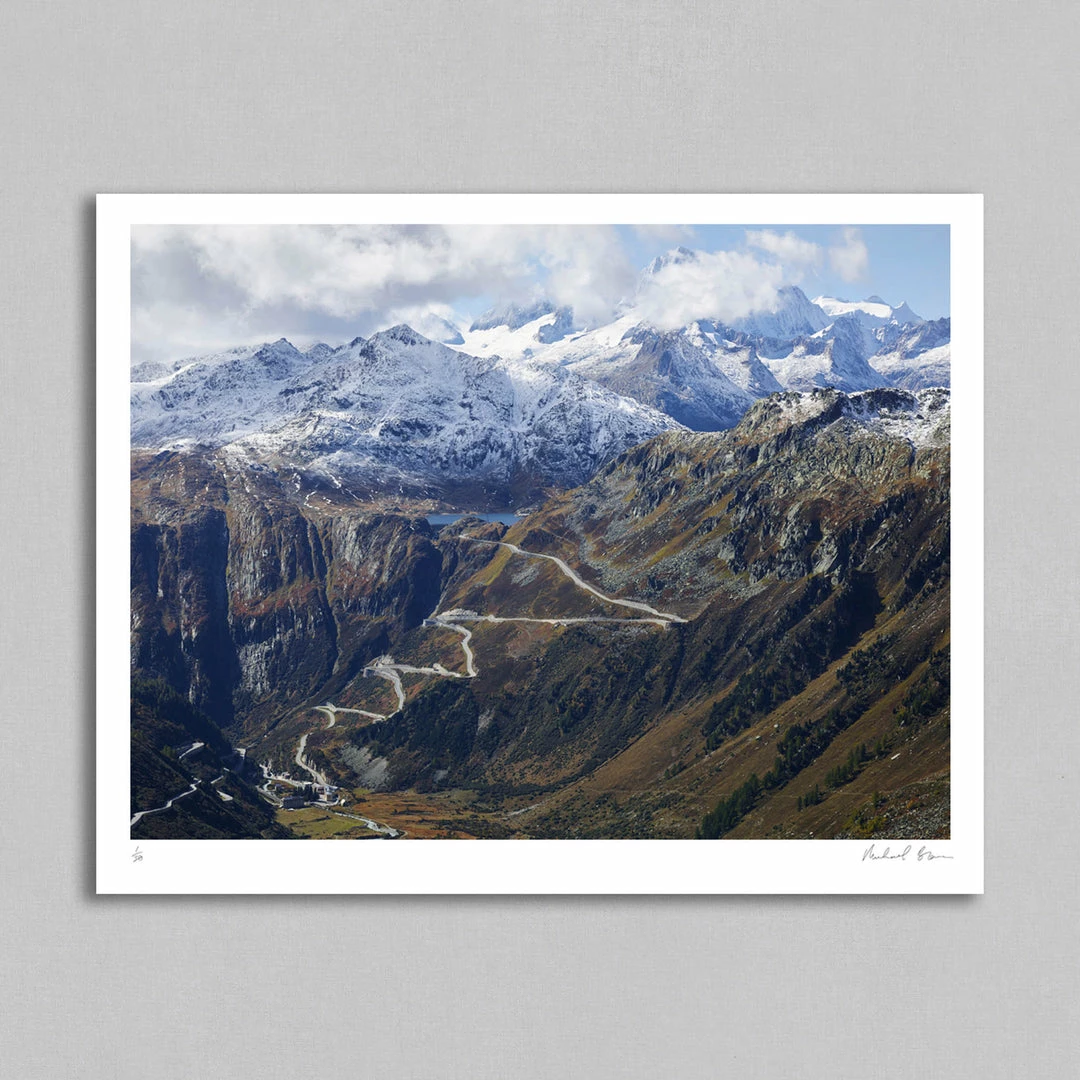 Rouleur Gallery Art & Photo Prints Grimsel Pass 03 - Art Print - Michael Blann