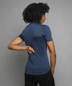 Ashmei Women's Signature Merino Cycle Jersey On Bike