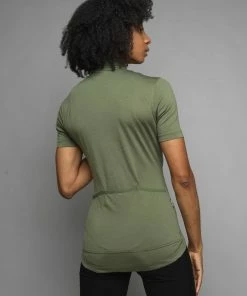 Ashmei Women's Signature Merino Cycle Jersey On Bike