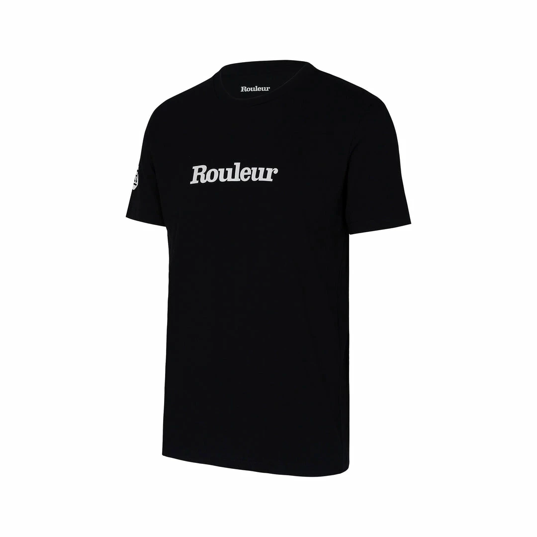 Rouleur Collection Rouleur Logo Organic Unisex T-Shirt - Black/White Entire Rouleur Collection