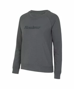 Rouleur Collection Rouleur Logo Organic Women's Sweatshirt - Charcoal