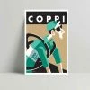 TheLogicalChoice Fausto Coppi- Cycling Art Print - Michael Valenti