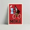 TheLogicalChoice Moka - Cycling Art Print - Michael Valenti