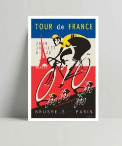 TheLogicalChoice Art & Photo Prints TDF 2019 Legend - Cycling Art Print - Michael Valenti