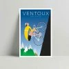 TheLogicalChoice Art & Photo Prints Mount Ventoux - Cycling Art Print - Michael Valenti