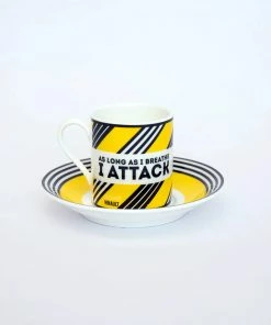 The Handmade Cyclist - Bernard Hinault - Espresso Cup & Saucer