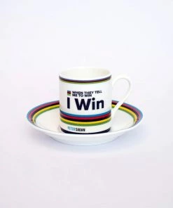 The Handmade Cyclist - Peter Sagan - Espresso Cup & Saucer