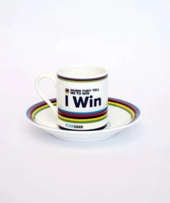 The Handmade Cyclist - Peter Sagan - Espresso Cup & Saucer