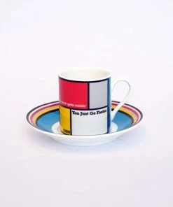 New Arrivals The Handmade Cyclist - Greg LeMond - Espresso Cup & Saucer