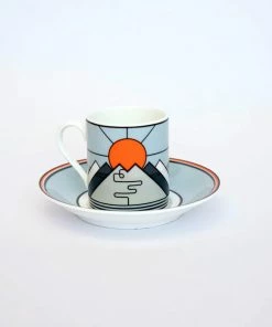 New Arrivals The Handmade Cyclist - Sa Calobra - Espresso Cup & Saucer
