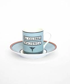 New Arrivals The Handmade Cyclist - Sa Calobra - Espresso Cup & Saucer