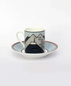 New Arrivals The Handmade Cyclist - Telegraphe Galibier - Espresso Cup & Saucer