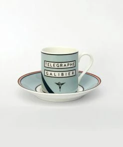 New Arrivals The Handmade Cyclist - Telegraphe Galibier - Espresso Cup & Saucer