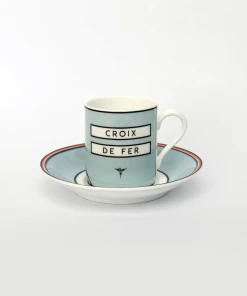 The Handmade Cyclist - Croix De Fer - Espresso Cup & Saucer New Arrivals