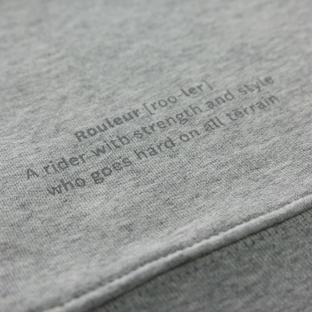 Rouleur Collection Entire Rouleur Collection Rouleur Logo Organic Sweatshirt - Unisex - Grey