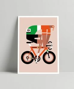 TheLogicalChoice The Headless Cyclist - Art Print - Mick Marston Mick Marston - Art Work