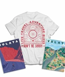 Volata Magazine Pack Aventura: Volata #26 + Volata #29 + Camiseta "Live & Travel"