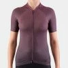 Isadore - Alternative Cycling Jersey Cabernet Women On Bike