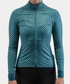 Isadore - Alternative Long Sleeve Light Jersey Atlantic Deep Women On Bike