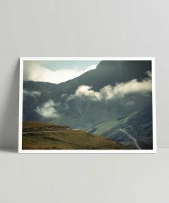 TheLogicalChoice Col Du Tourmalet | On The Edge - Art Print - Daniel Hughes